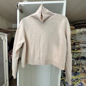 100% Cashmere NakedCashmere Noelle Cropped Sweater - Petal Pink Sz M